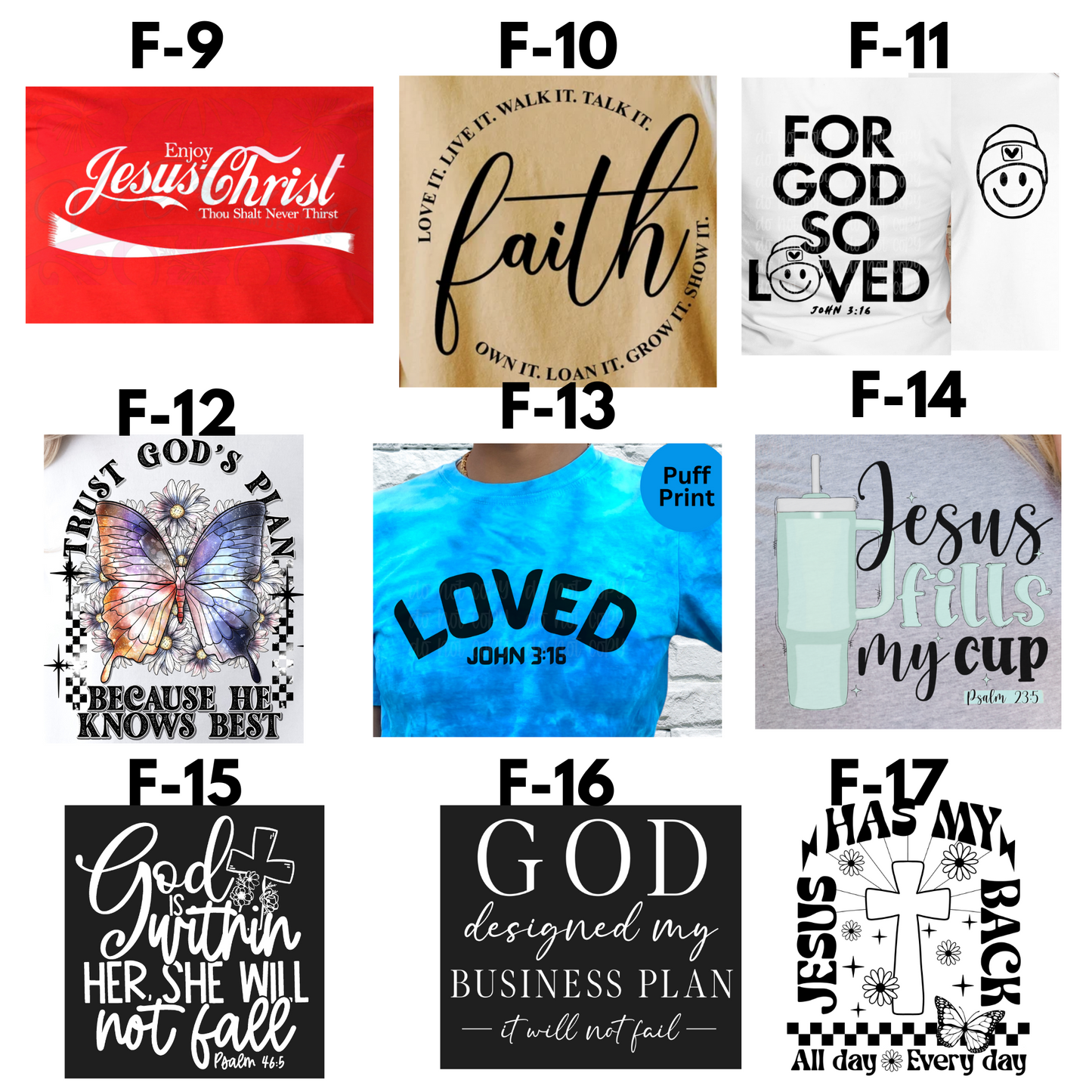 Faith Related Graphic Designs