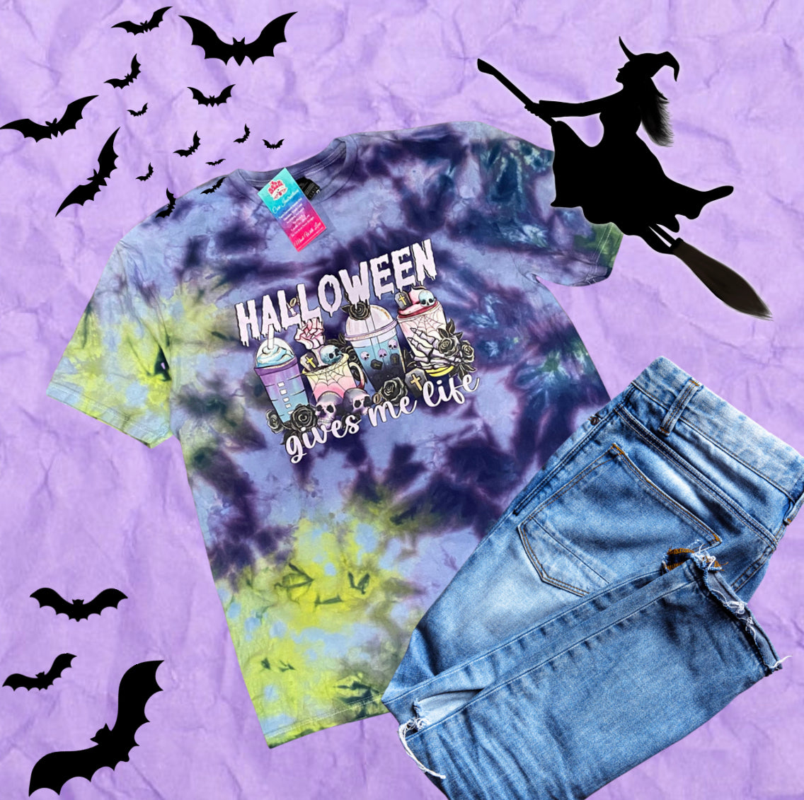 Halloween Gives Me Life DTF Print