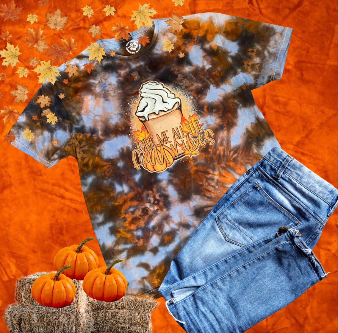 Give Me All The Fall Vibes DTF Print