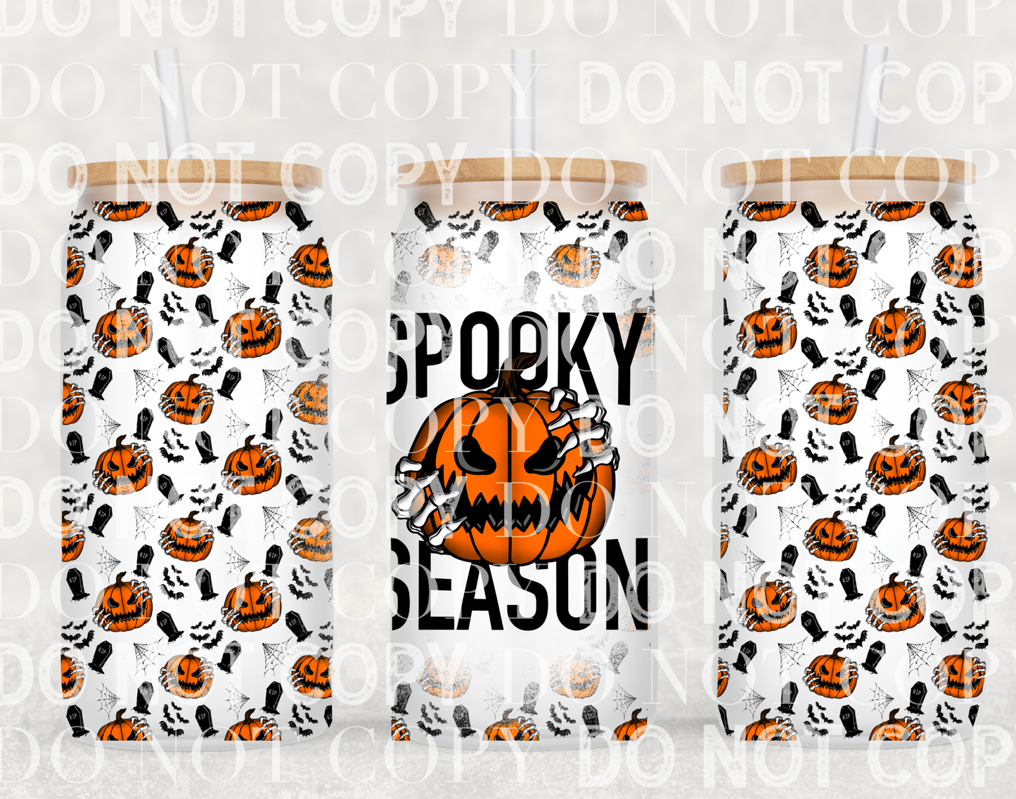 Spooky Season UV DTF Wrap