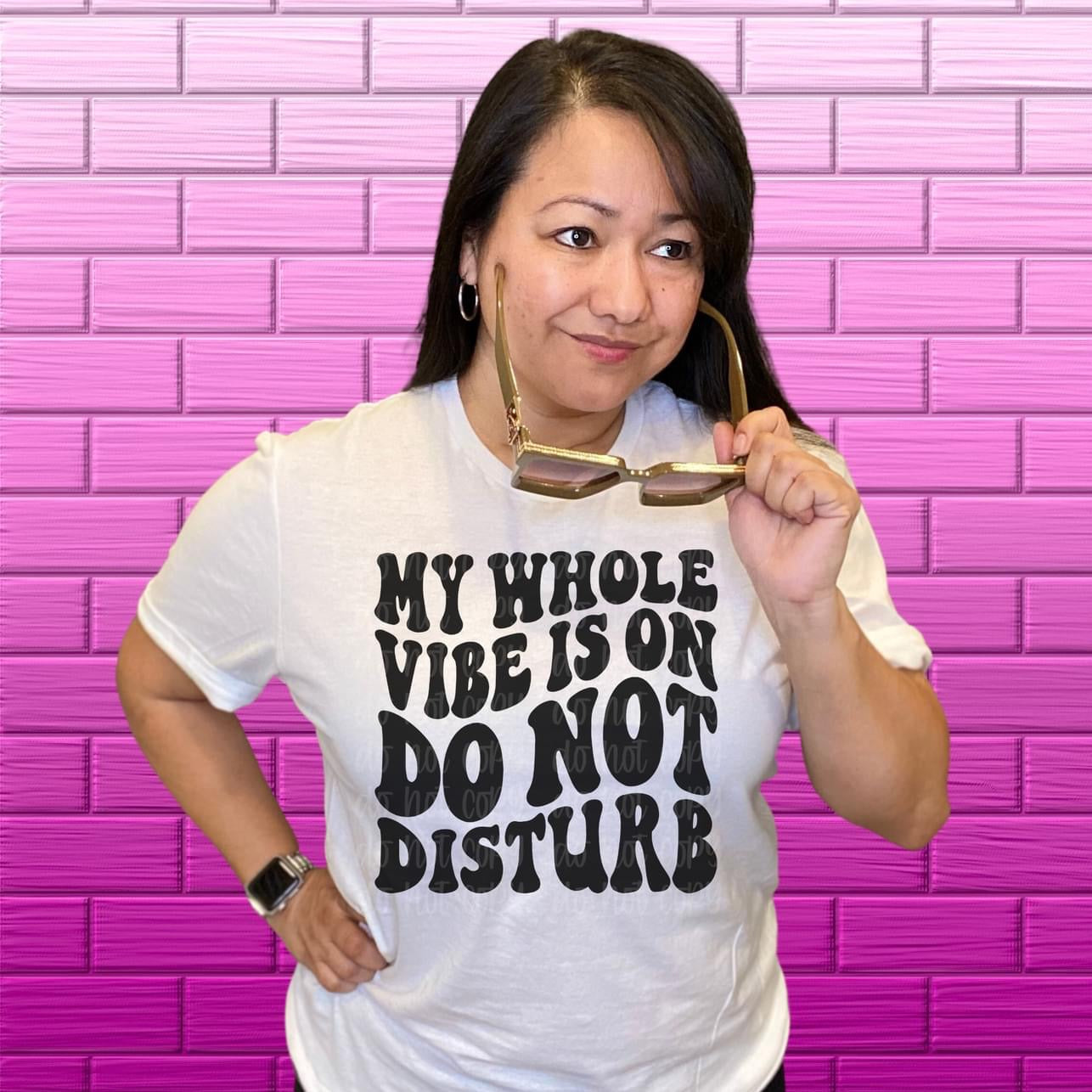 My Whole Vibe is on Do Not Disturb Screen Print Transfer