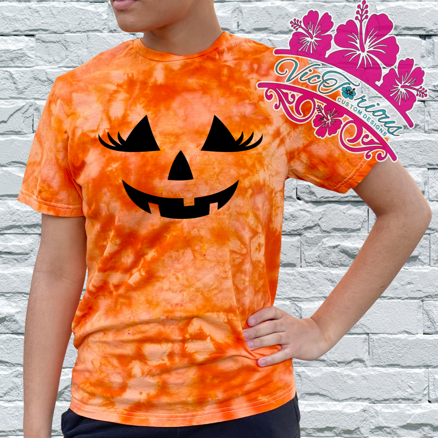 Jack-o-lantern Screen Print Transfer