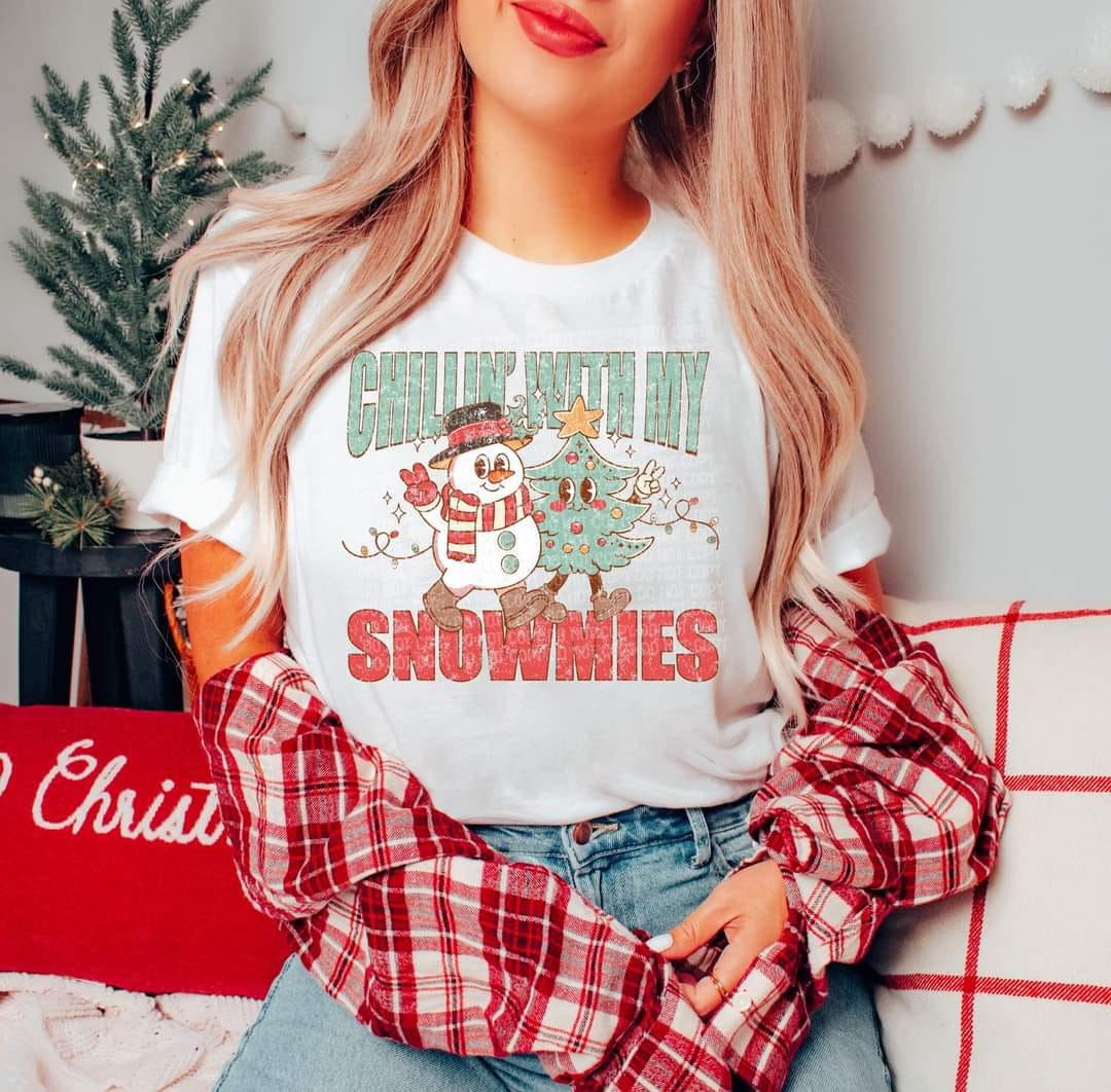 Chillin WithMy Snomies DTF Print