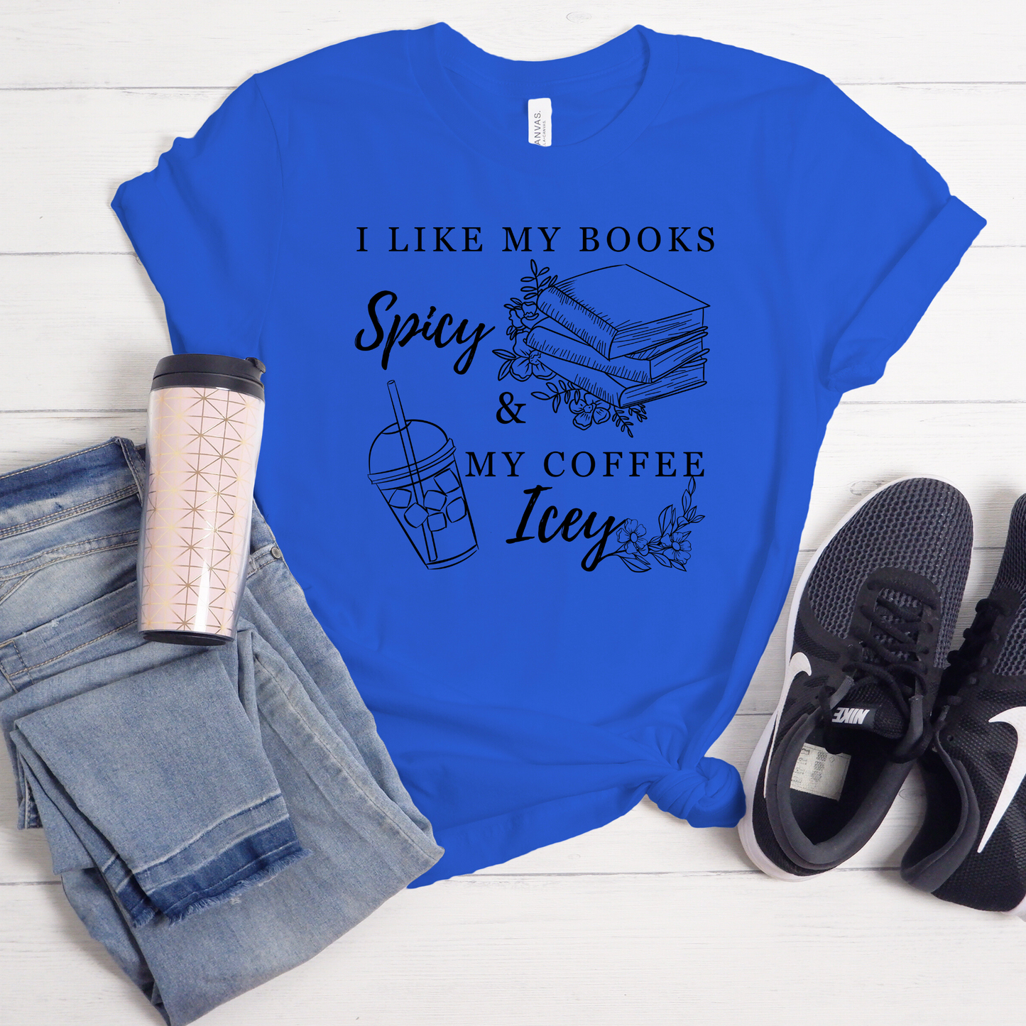 I Like My Books Spicy Screen Print Transfer