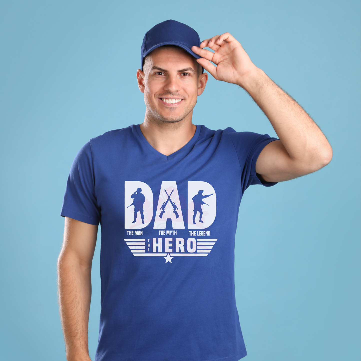 Dad Hero Screen Print Transfer