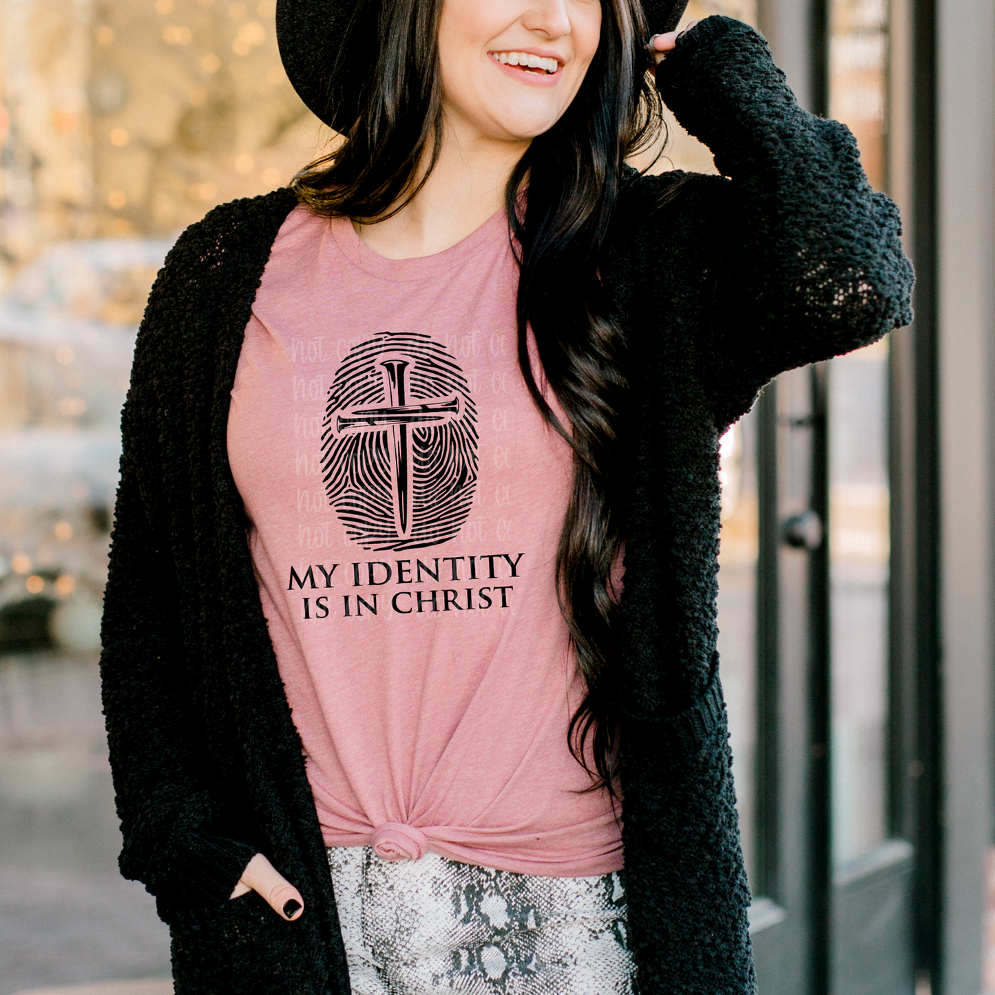 My Identity Is In Christ Screen Print Transfer