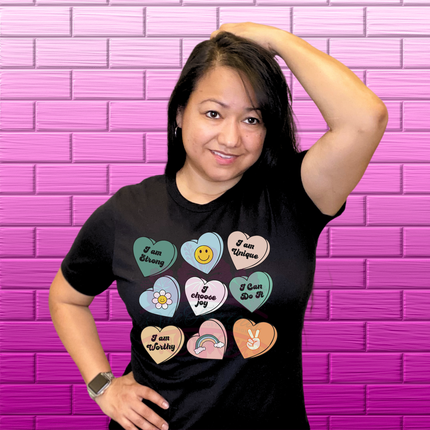 Inspiring Hearts DTF Print-SHIRT NOT INCLUDED