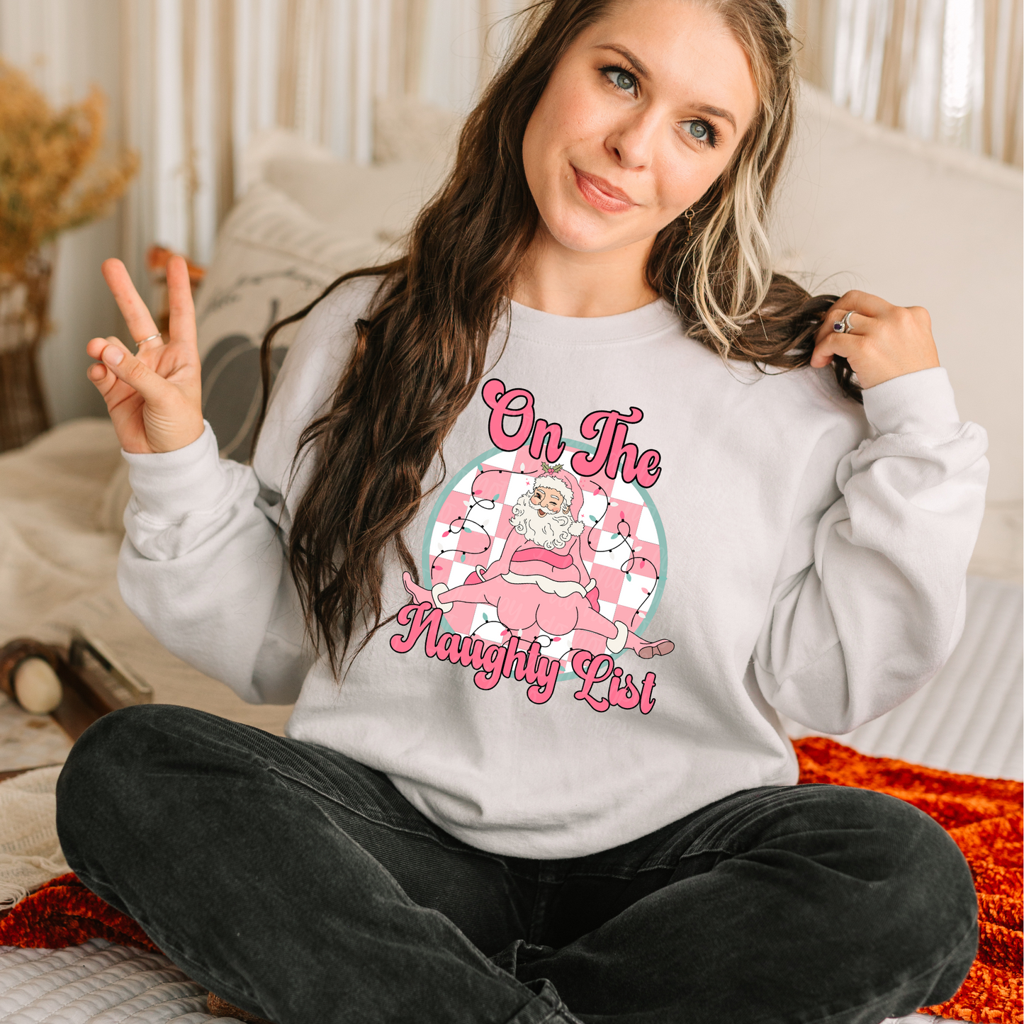 Naughty List DTF Print