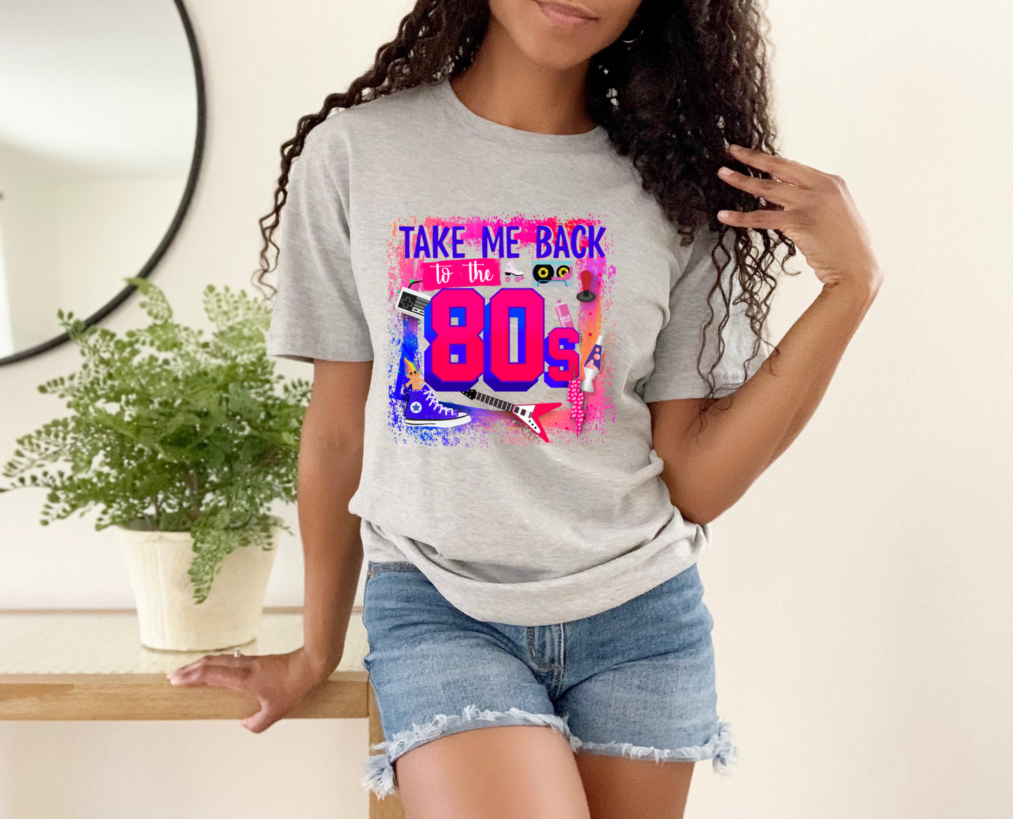 Take Me Back To The 80s Clear Film Print
