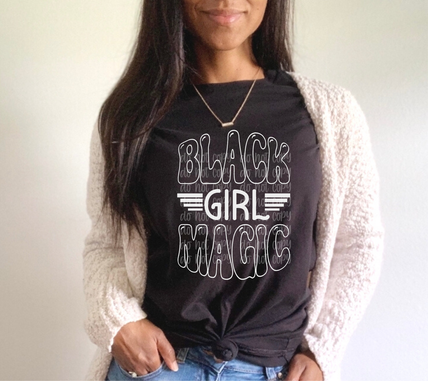 Black Girl Magic Screen Print Transfer