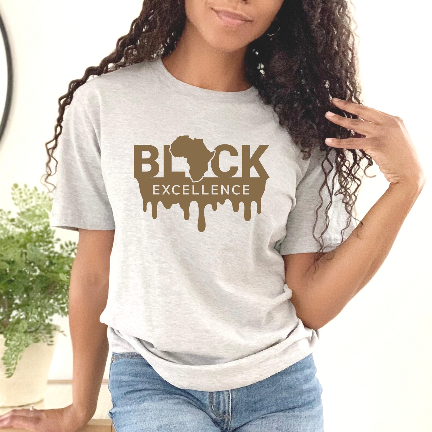 Black Excellence Screen Print Transfer