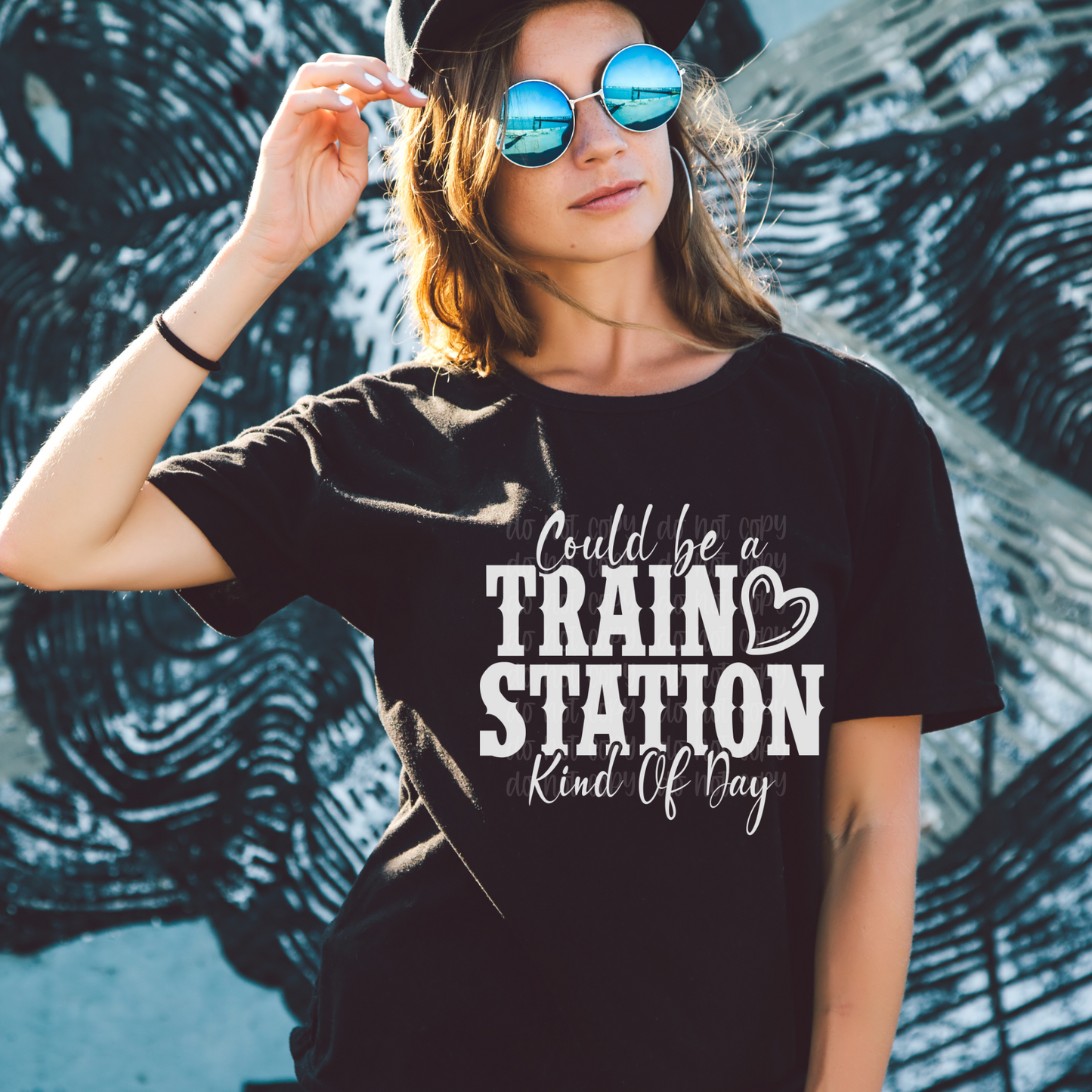 Train Station Kinda Day Screen Print Transfer