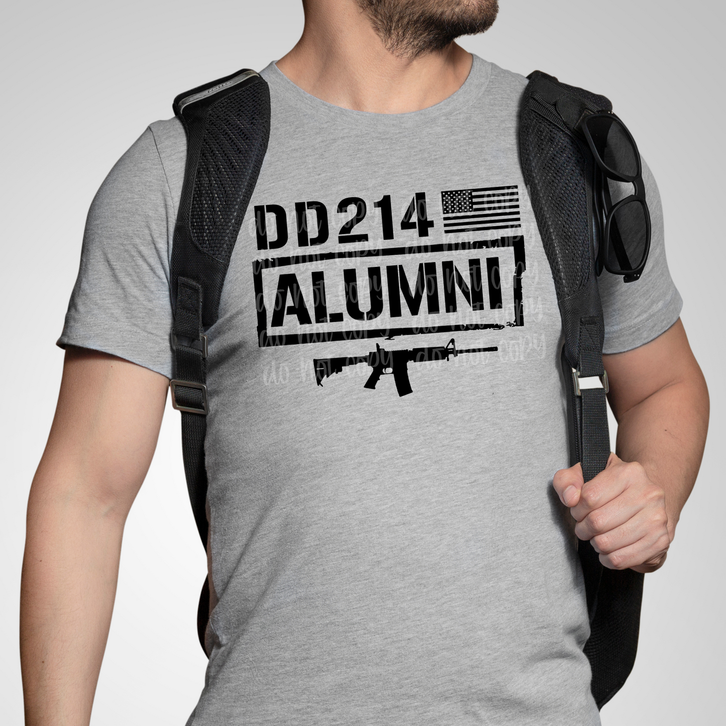 DD214 Alumni Screen Print Transfer