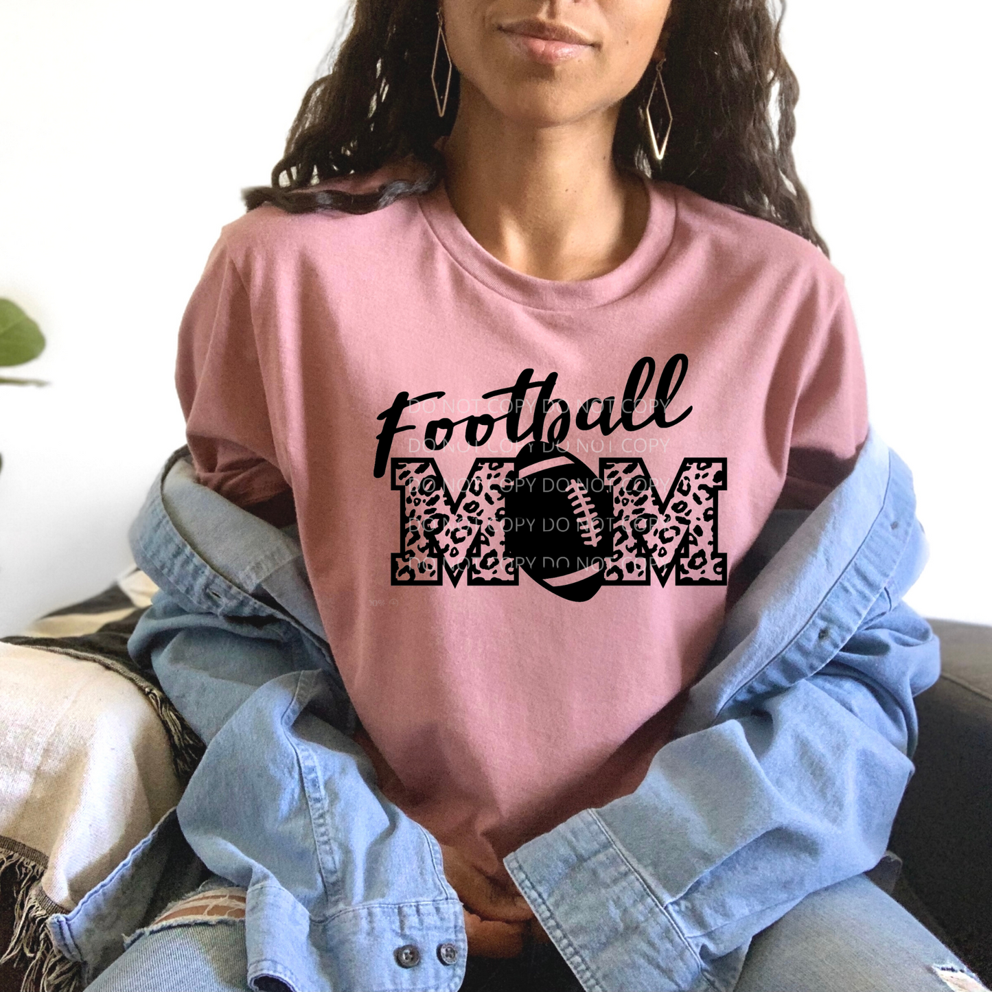 Football Mom Screen Print Transfer