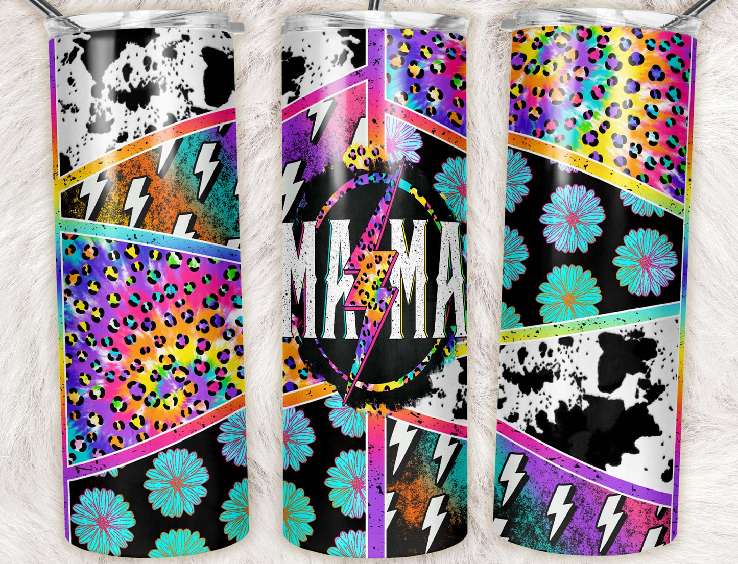 Mama Mixed Sublimation Tumbler Wrap