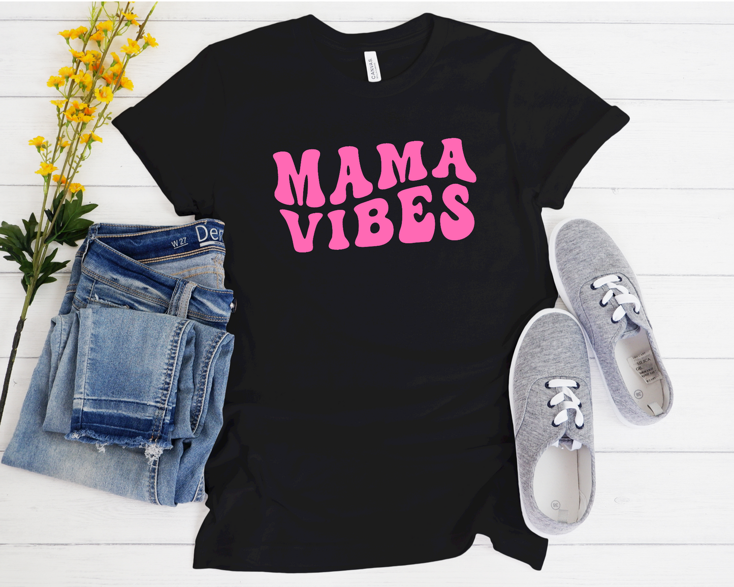 Mama Vibes Screen Print Transfer