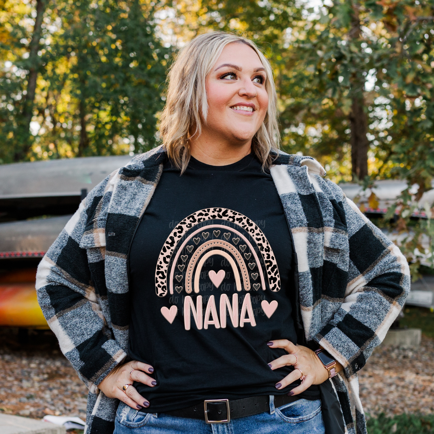 Cheetah Rainbow Nana DTF