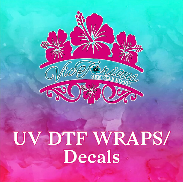 UV DTF wraps / decals