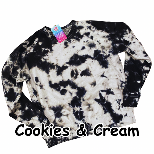 Cookies and Cream Tie Dye Apparel