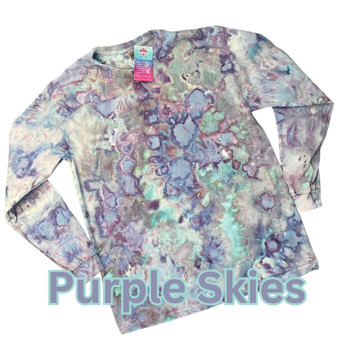 Purple Skies Tie Dye Apparel