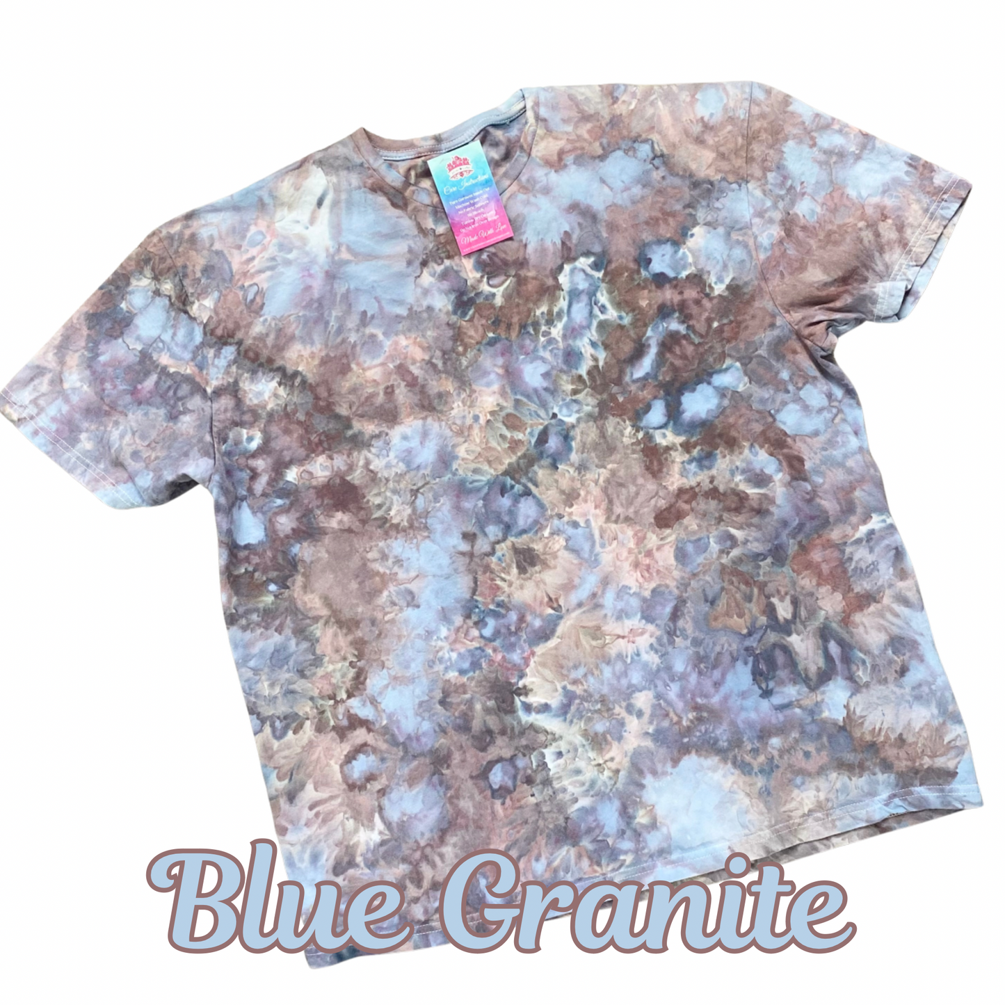 Blue Granite Tie Dye Apparel