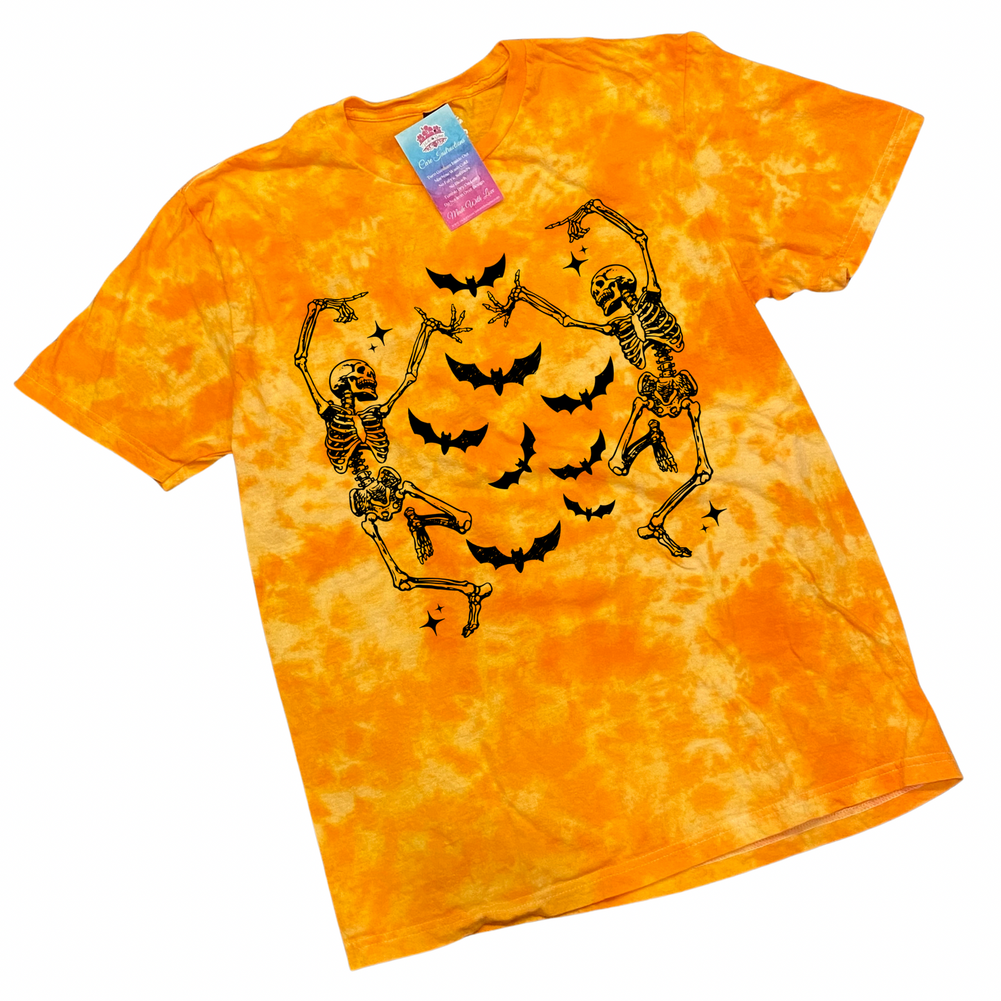 Orange Halloween Tie Dye Shirts