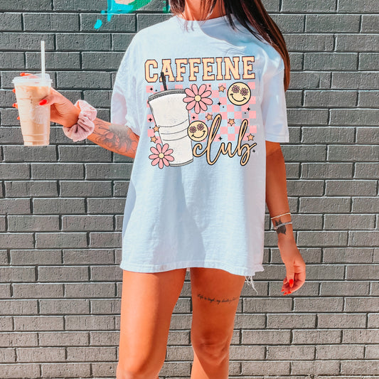 Caffeine Club DESIGN ONLY-SHIRT NOT INCLUDED