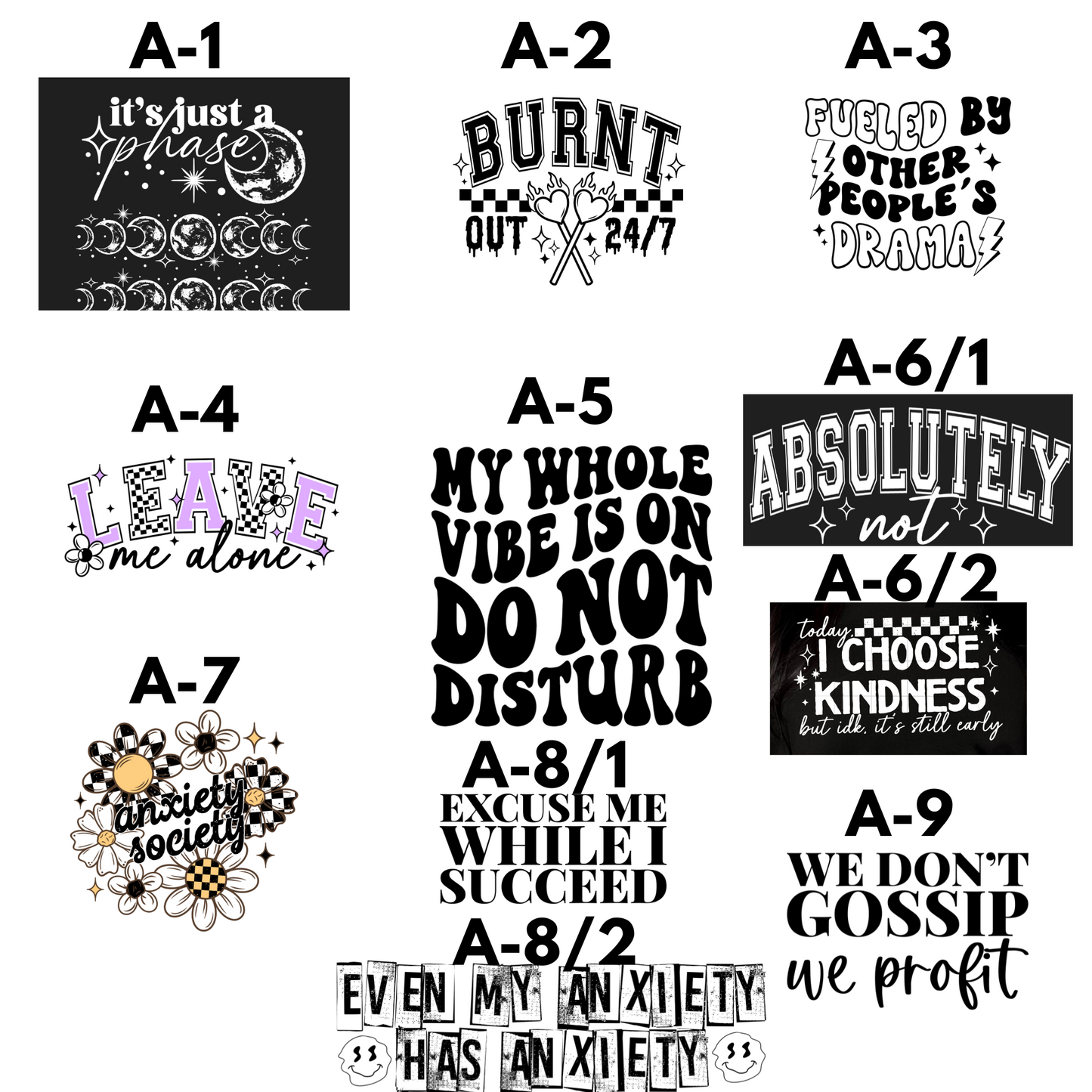 Funny, Sarcastic, Graphic Designs