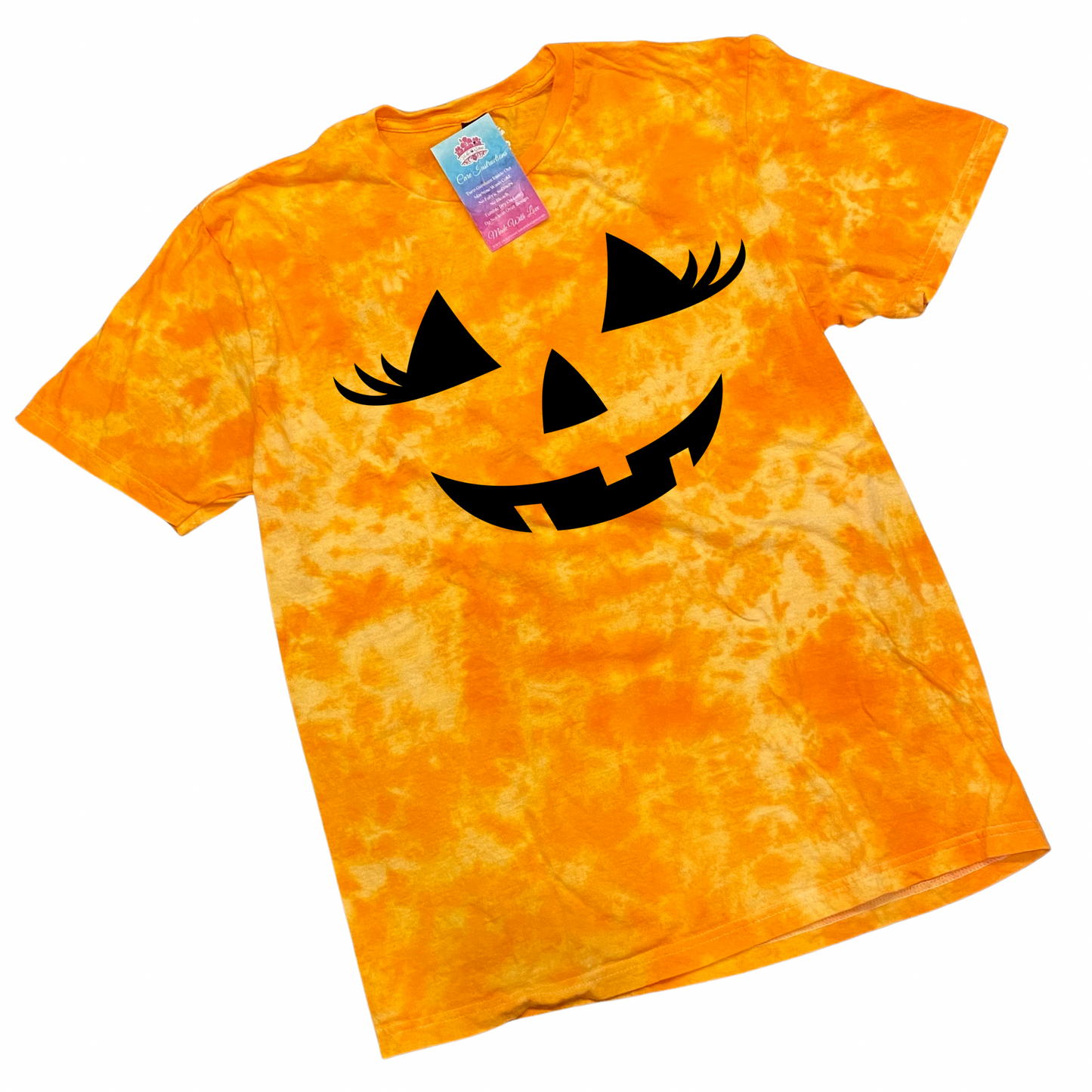 Orange Halloween Tie Dye Shirts