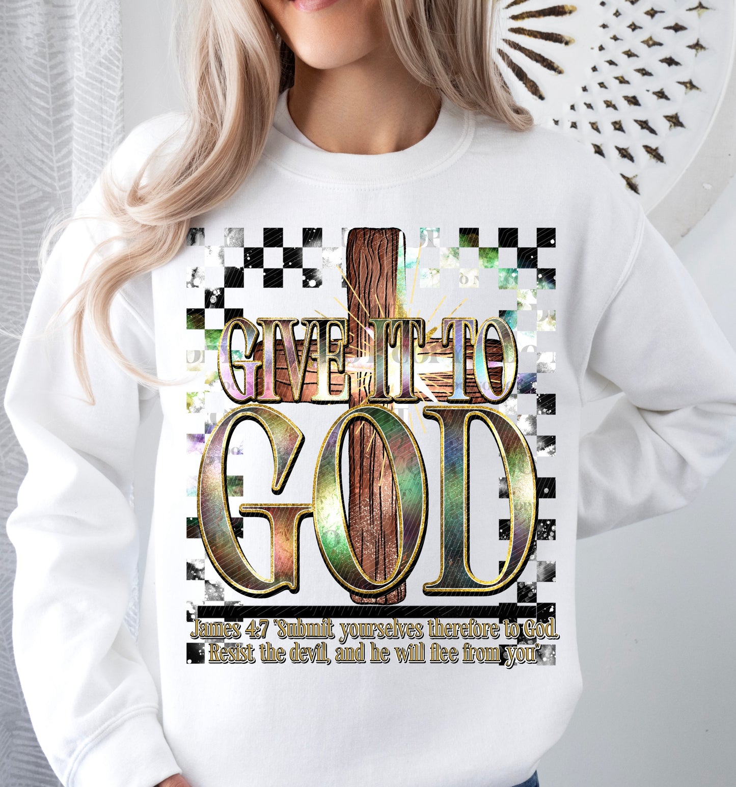 Give it to God DTF Print-SHIRT NOT INCLUDED