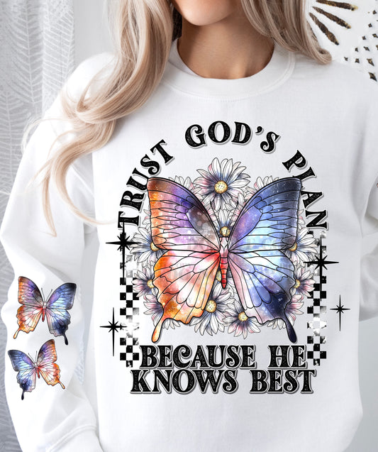 Trust God’s Plan DTF Print-SHIRT NOT INCLUDED