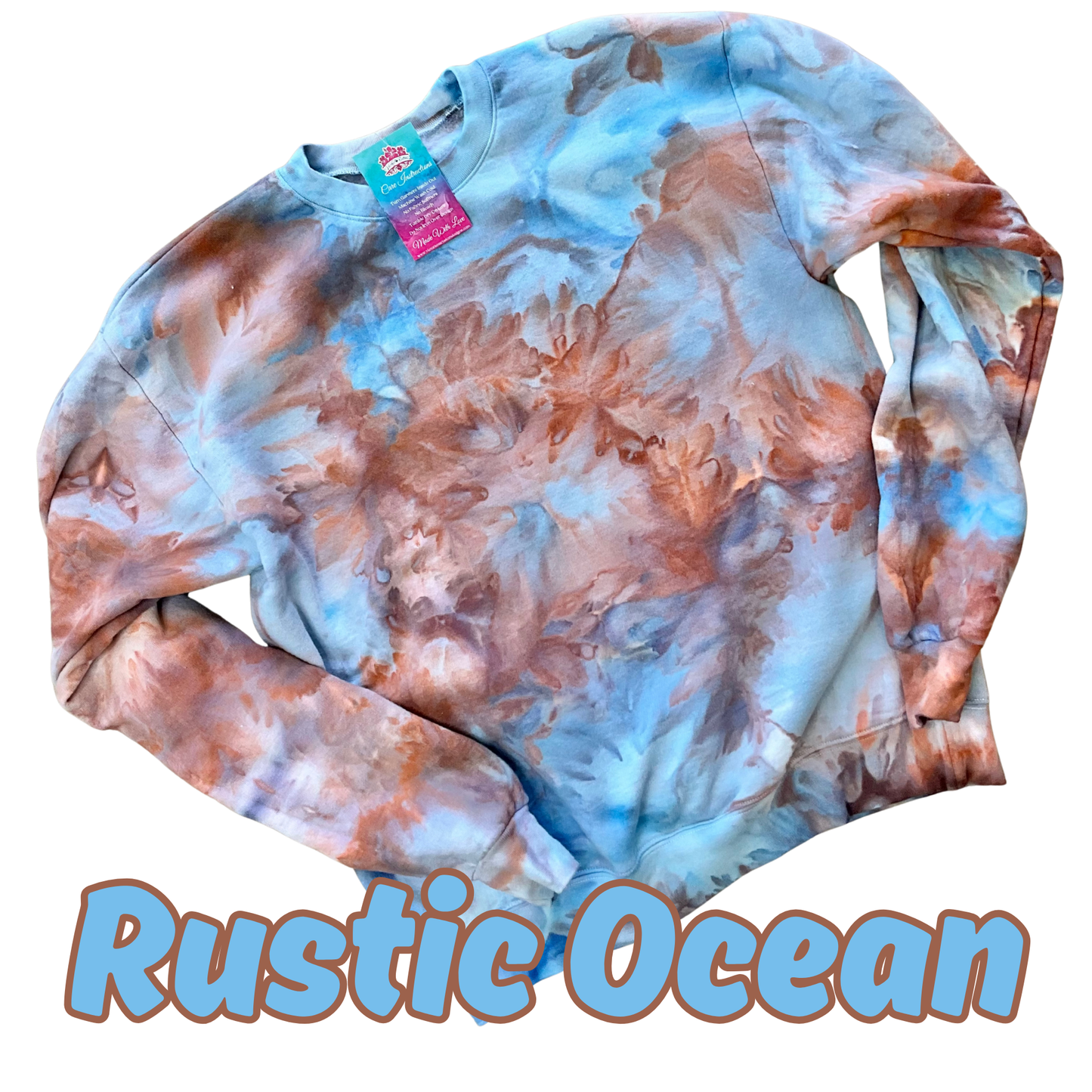Rustic Ocean Tie Dye Apparel