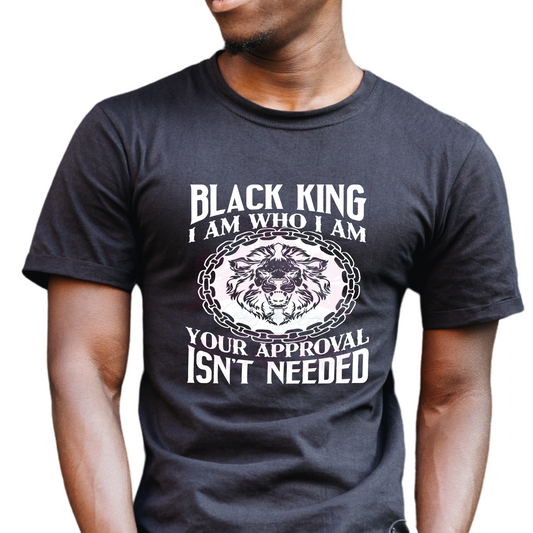 Black King Screen Print-SHIRT NOT INCLUDED if
