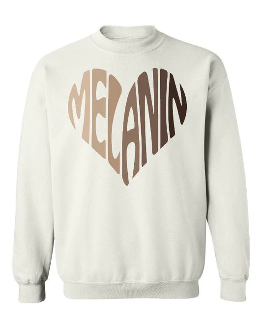 Melanin Heart Print-SHIRT NOT INCLUDED