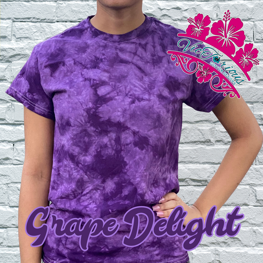 Grape Delight Tie Dye Tshirt