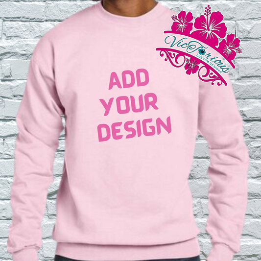Light Pink Crewneck Sweater