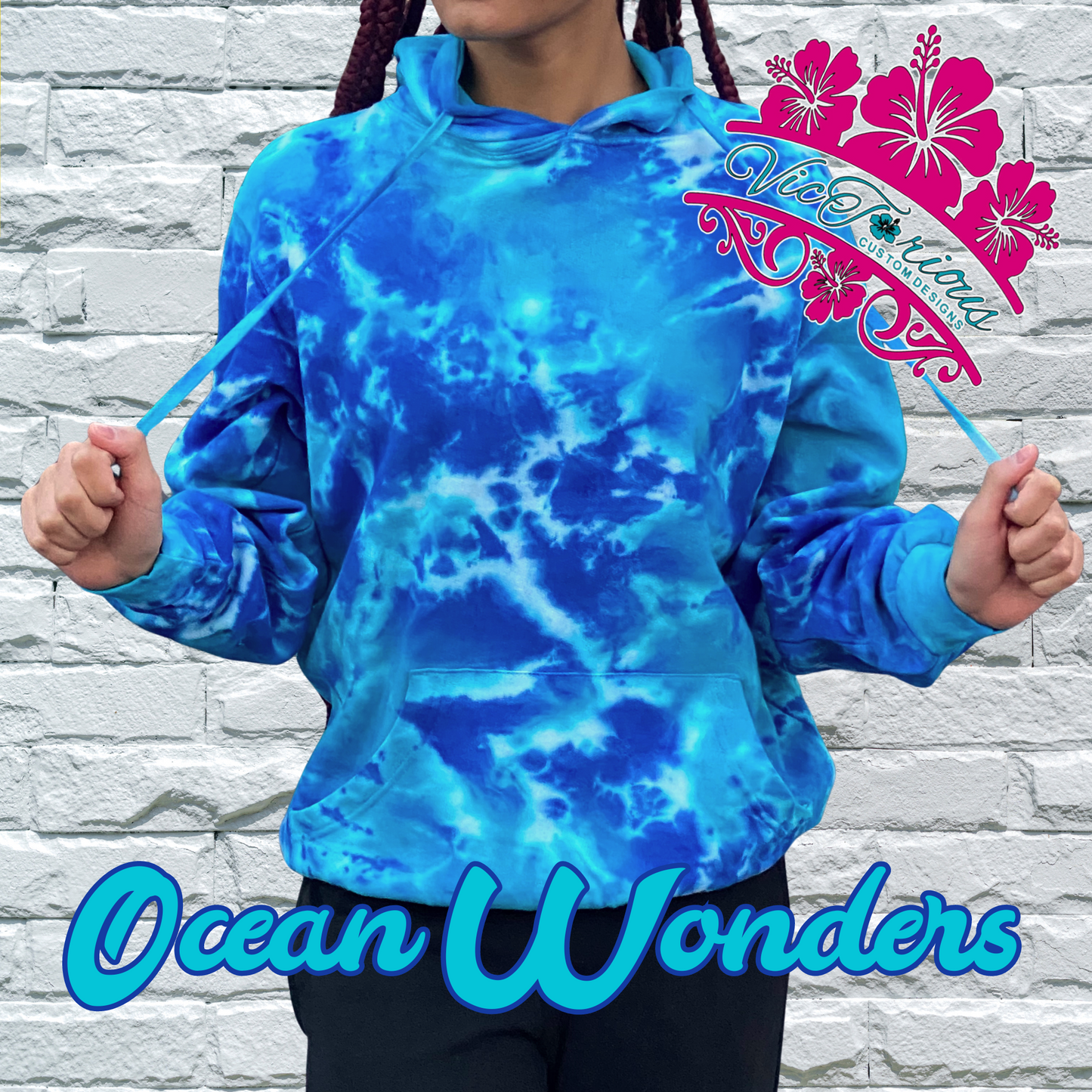 Ocean Wonders Tie Dye Hoodie