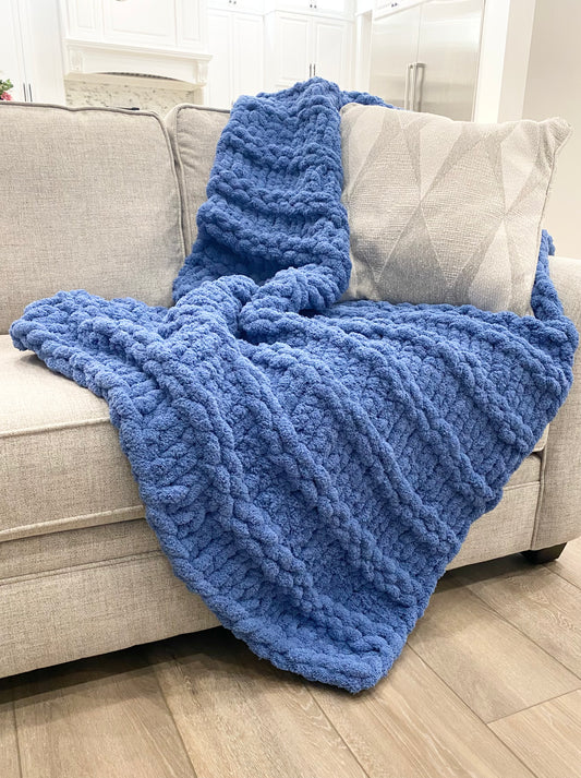 MADE TO ORDER CUSTOM CHUNKY KNIT BLANKETS