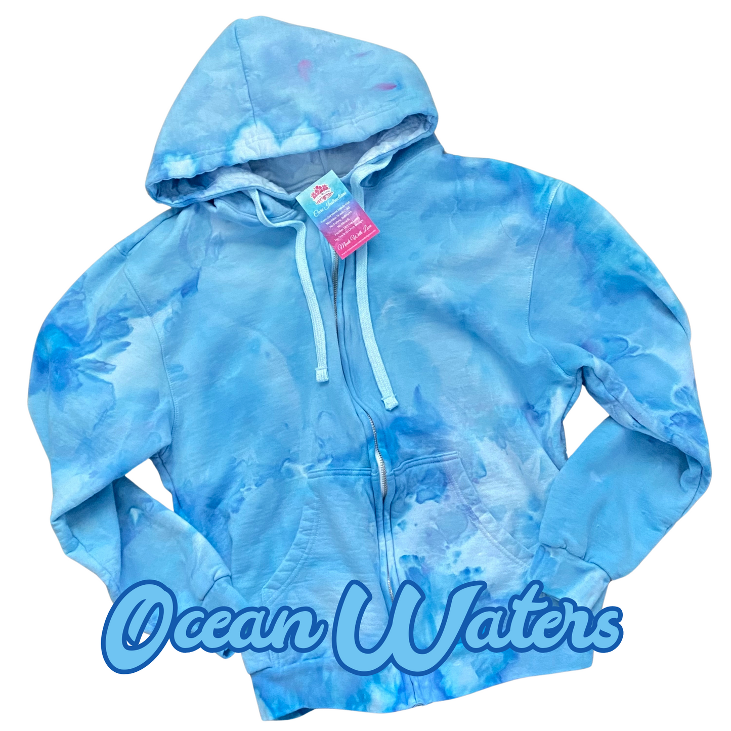 Ocean Waters Color Tie Dye Apparel