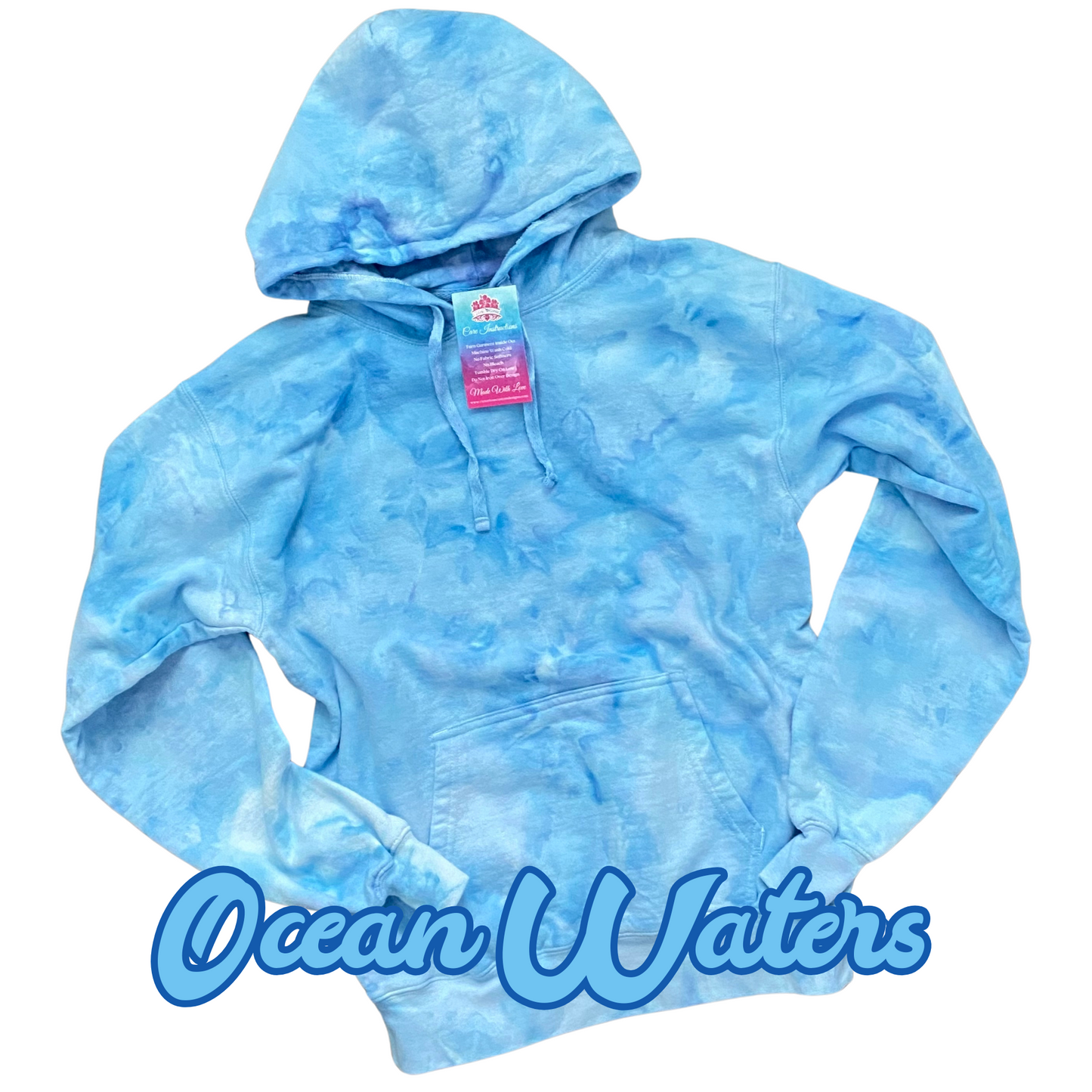 Ocean Waters Color Tie Dye Apparel