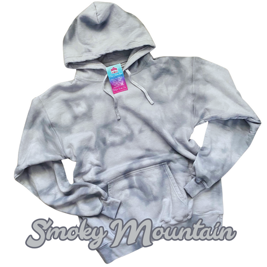 Smoky Mountain Color Tie Dye Apparel