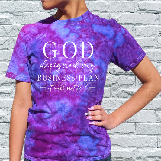 God Designed My Business Plan It Will Not Fail Screen Print Transfer