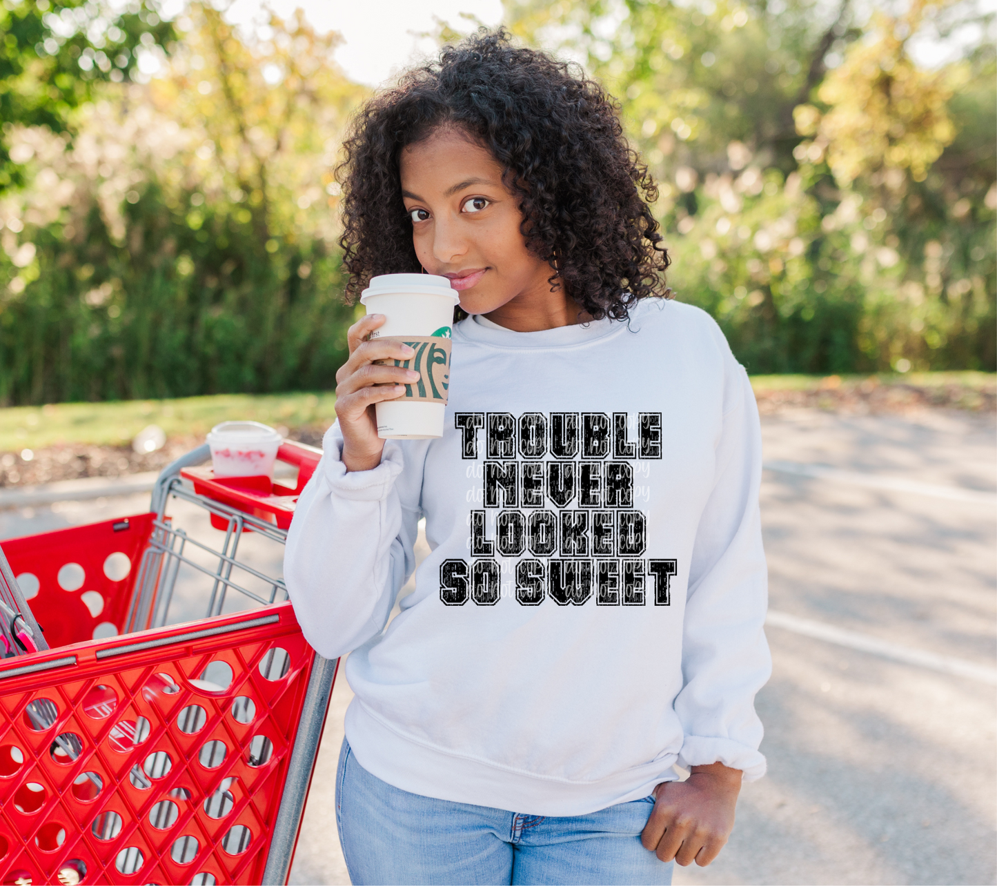 Trouble Never Looked So Sweet Print