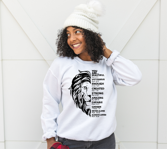 You Are Lion Head Print