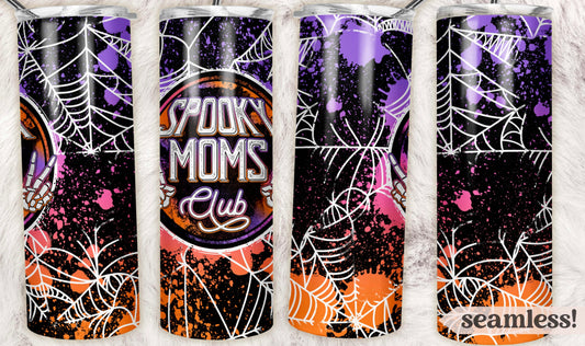 Spooky Moms Club Sublimation Tumbler Wrap