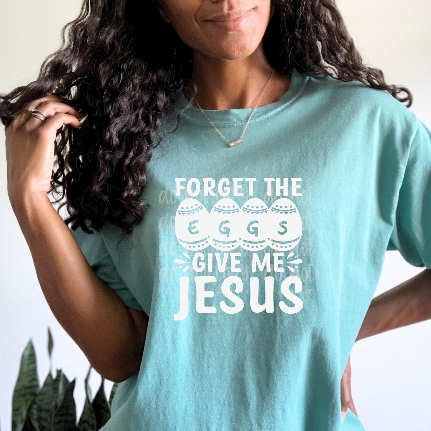 Forget The Eggs Give Me Jesus Screen Print Transfer