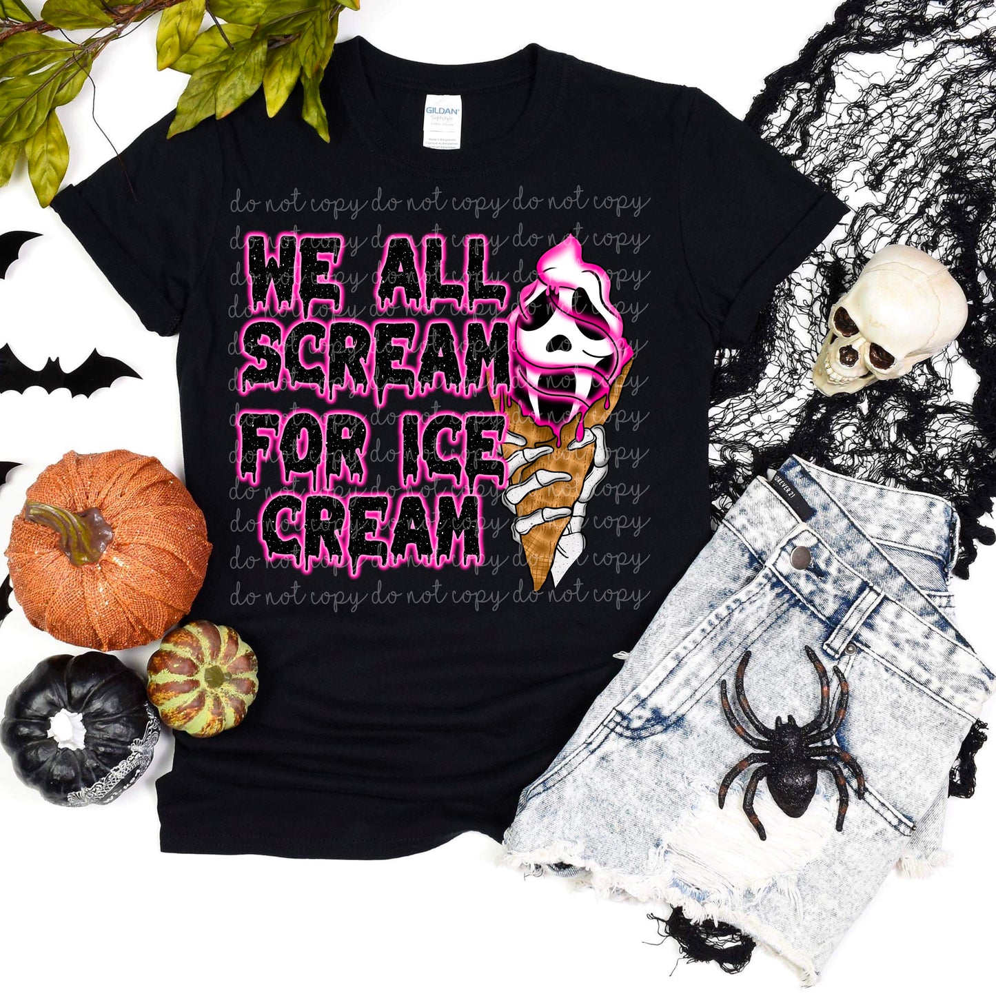 We All Scream For Ice Cream Sublimation Transfer